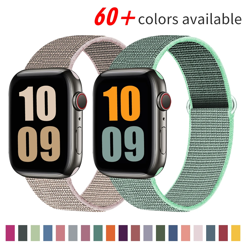 Band For APPLE watch Series 3/2/1 38MM 42MM Nylon Soft Breathable Replacement Strap for iwatch series 4 5 6 SE 40MM 44MM
Band For APPLE watch Series 3/2/1 38MM 42MM Nylon Soft Breathable Replacement Strap for iwatch series 4 5 6 SE 40MM 44MM