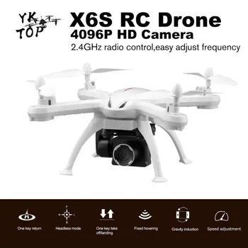 X6S RC Drone 4CH WiFi FPV Drone 4K HD Camera Flight Pressure Hover RC Helicopter Headless Mode RC Aircraft
X6S RC Drone 4CH WiFi FPV Drone 4K HD Camera Flight Pressure Hover RC Helicopter Headless Mode RC Aircraft