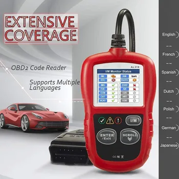 AL319 OBD 2 Can Code Reader Car Diagnostic Tool View Freeze Frame Data OBD 2 Diagnostic Tool
AL319 OBD 2 Can Code Reader Car Diagnostic Tool View Freeze Frame Data OBD 2 Diagnostic Tool