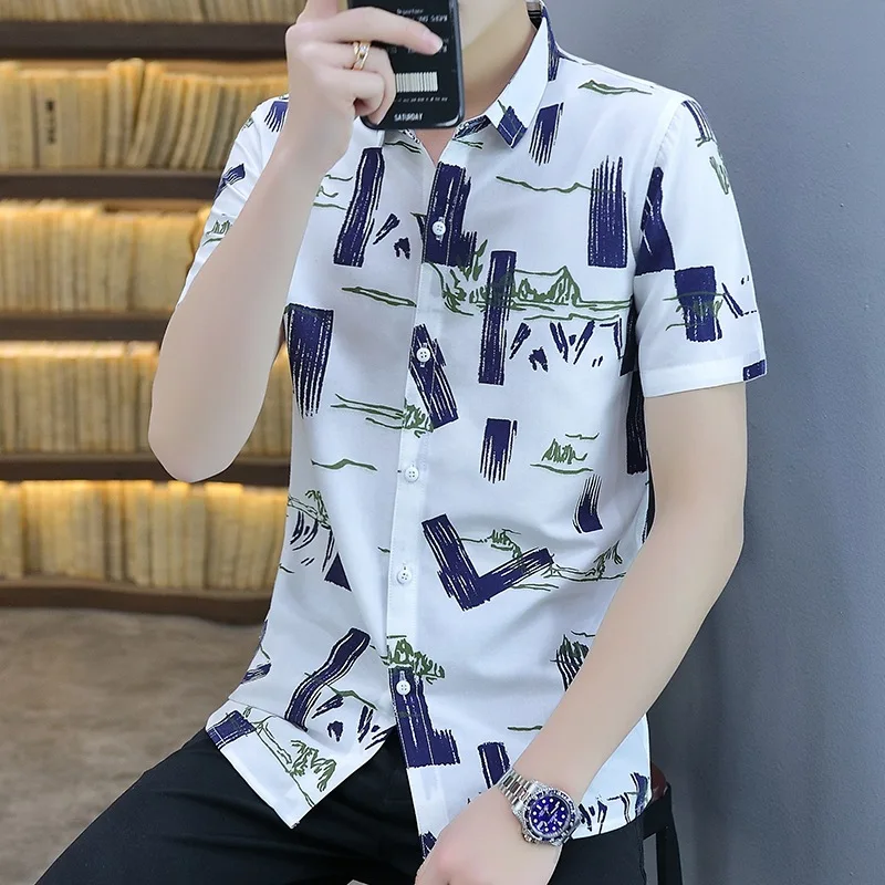 Мужская рубашка в уличном стиле, универсальный Свободный Повседневный Кардиган с квадратным воротником, модный брендовый удобный топ с короткими рукавами и цветочным принтом
Мужская рубашка в уличном стиле, универсальный Свободный Повседневный Кардиган с квадратным воротником, модный брендовый удобный топ с короткими рукавами и цветочным принтом