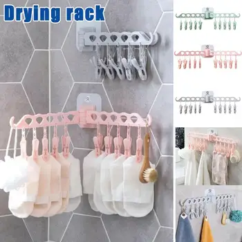 2pcs Hanger Folding Hook socks drying rack Organizer вешалка для одежды home decoration accessories multipro kledinghanger #FS19
2pcs Hanger Folding Hook socks drying rack Organizer вешалка для одежды home decoration accessories multipro kledinghanger #FS19