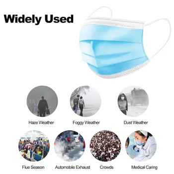 5/10/20/50pcs 3-layer Disposable Non-Woven Masks Filter Dustproof PM2.5 Mouth Nose face Masks
5/10/20/50pcs 3-layer Disposable Non-Woven Masks Filter Dustproof PM2.5 Mouth Nose face Masks
