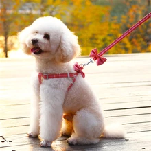

Dog Harness Leash Set Small Dogs Cat Chest Collar Pomeranian Harness Vest Puppy Chihuahua Bulldog Chest Strap Traction Rope