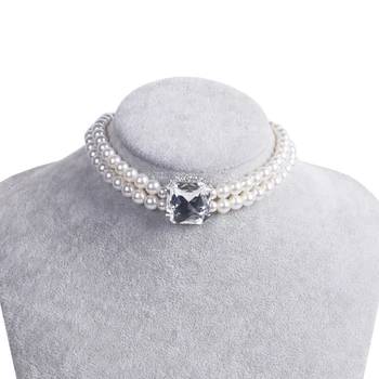 HOWAWAY Round Imitation Pearl Choker Necklace Multi Strands Choker 20s Flapper Necklace Accessories for Gatsby Themed Party
HOWAWAY Round Imitation Pearl Choker Necklace Multi Strands Choker 20s Flapper Necklace Accessories for Gatsby Themed Party