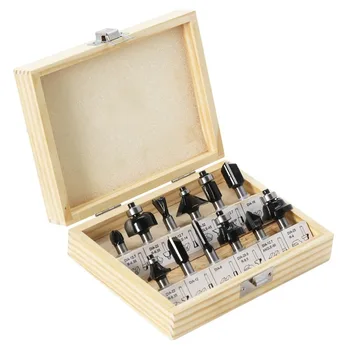 12PC/Set 8MM Shank Milling Cutter Wood Carving Router Bit Set Trimming Straight Corner Beading Bits Wood Milling Cutter Carbide
12PC/Set 8MM Shank Milling Cutter Wood Carving Router Bit Set Trimming Straight Corner Beading Bits Wood Milling Cutter Carbide
