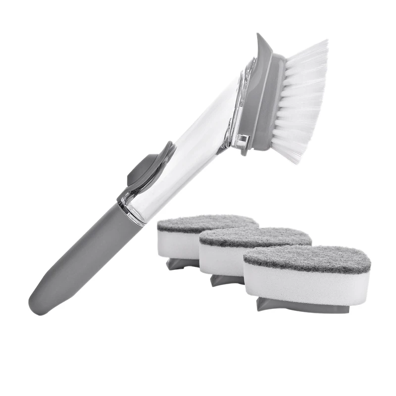 New Automatic Liquid Brush Pot Artifact Non-Stick Oil Wash Pot Brush Kitchen Cleaning Brush Long Handle Decontamination Pot Br 
New Automatic Liquid Brush Pot Artifact Non-Stick Oil Wash Pot Brush Kitchen Cleaning Brush Long Handle Decontamination Pot Br