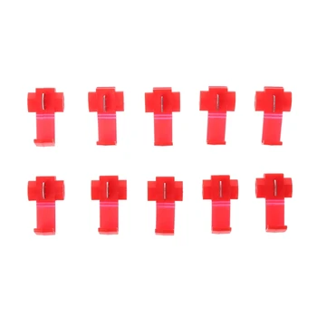 AUTO 10pcs 2 Pin T Shape Wire Cable Connectors Terminals Crimp Scotch Lock Quick Splice Electrical Car Audio Kit Tool
AUTO 10pcs 2 Pin T Shape Wire Cable Connectors Terminals Crimp Scotch Lock Quick Splice Electrical Car Audio Kit Tool