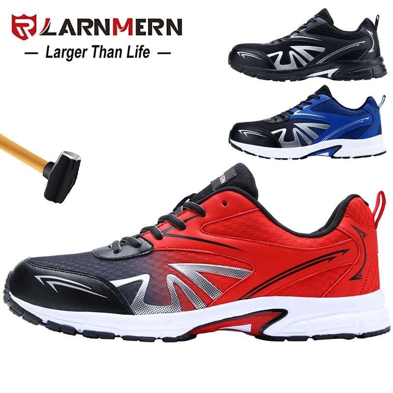 LARNMERN Men's Steel Toe Safety Work Shoes Lightweight Breathable Anti-smashing Non-slip Construction Protective Footwear
LARNMERN Men's Steel Toe Safety Work Shoes Lightweight Breathable Anti-smashing Non-slip Construction Protective Footwear