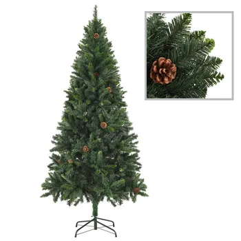 1.8m Artificial Christmas Tree with Pinecone Green Glitter Christmas Tree Home decoration PVC Encryption Christmas Tree
1.8m Artificial Christmas Tree with Pinecone Green Glitter Christmas Tree Home decoration PVC Encryption Christmas Tree
