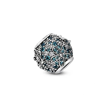 2020 New Original 925 Sterling Silver Bead Teal Pave Daisy Flower Charm Fit Bracelet Bangle DIY Women Jewelry
2020 New Original 925 Sterling Silver Bead Teal Pave Daisy Flower Charm Fit Bracelet Bangle DIY Women Jewelry
