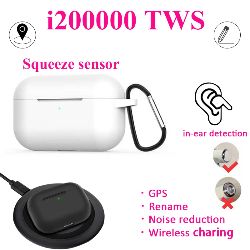 i200000 TWS 1:1 Wireless Bluetooth Earphones Smart Sensor noise reduction with Qualcomm chip PK H1 chip i90000 pro i100000 TWS
i200000 TWS 1:1 Wireless Bluetooth Earphones Smart Sensor noise reduction with Qualcomm chip PK H1 chip i90000 pro i100000 TWS
