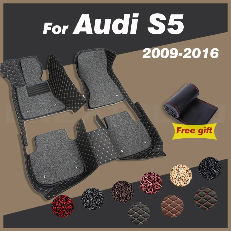 Car Floor Mats for Audi S5 Sedan (Two doors) 2009-2015 2016 Auto Foot Pads Custom Carpet Interior Accessories Decoration Parts
Car Floor Mats for Audi S5 Sedan (Two doors) 2009-2015 2016 Auto Foot Pads Custom Carpet Interior Accessories Decoration Parts