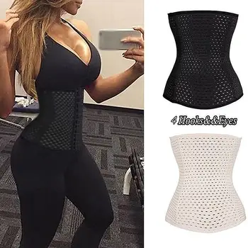 Women Breathable Underbust Corset Waist Tummy Control Trainer Belt Body Shaper SlimFit 3 Rows 11 Hooks without Steel Bone Corset
Women Breathable Underbust Corset Waist Tummy Control Trainer Belt Body Shaper SlimFit 3 Rows 11 Hooks without Steel Bone Corset