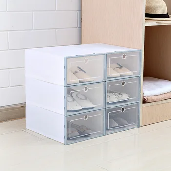 Transparent Plastic Shoe Box Flip Design Shoe Storage Artifact Home Storage Tool J8 #3
Transparent Plastic Shoe Box Flip Design Shoe Storage Artifact Home Storage Tool J8 #3