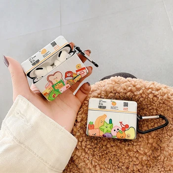 Korea Fruit Label Earphone Case For Airpods Pro 3 Cartoon Soft Silicon Protective Cover Protect Cover Bag Keychain Accessories 
Korea Fruit Label Earphone Case For Airpods Pro 3 Cartoon Soft Silicon Protective Cover Protect Cover Bag Keychain Accessories
