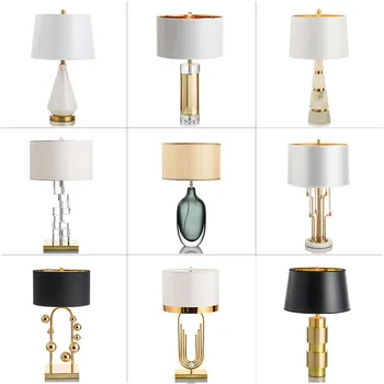 Originality Designer Model House Bedroom Metal Marble Continuous System Concise Light Luxurious A Living Room Desk Lamp
Originality Designer Model House Bedroom Metal Marble Continuous System Concise Light Luxurious A Living Room Desk Lamp