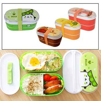 Portable Plastic Cartoon Food Container Healthy Lunch Box Bento Boxes Dinnerware For Students Cutlery Kids Children 1pcs 
Portable Plastic Cartoon Food Container Healthy Lunch Box Bento Boxes Dinnerware For Students Cutlery Kids Children 1pcs