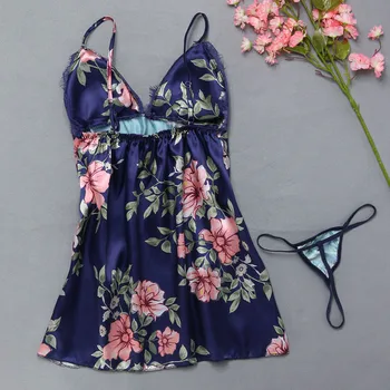 Sexy Flower Lace Sleepwear Lingerie Temptation Underwear Jumpsuit Sleeveless V neck Women Lace sleepwear#15
Sexy Flower Lace Sleepwear Lingerie Temptation Underwear Jumpsuit Sleeveless V neck Women Lace sleepwear#15