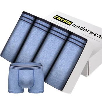 

4pcs/lot Soft Cotton Sexy Men Underwear Boxer Shorts Free Shipping Underpants Mens Boxershorts Underware Boxers Freegun M0050