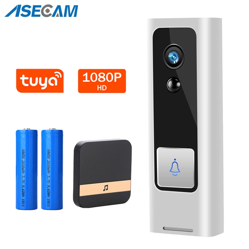 TUYA1080P Smart WiFi Video Doorbell Camera Intercom IP Security CCTV Camera Outdoor Video Door Bell IR Night Vision Door Bell
TUYA1080P Smart WiFi Video Doorbell Camera Intercom IP Security CCTV Camera Outdoor Video Door Bell IR Night Vision Door Bell