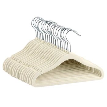 Non-Slip Flocking Hanger,Suit Hanger (20 Pieces) Ultra-Thin Space-Saving Rotating Hook Strong and Durable Hanger,Ivory
Non-Slip Flocking Hanger,Suit Hanger (20 Pieces) Ultra-Thin Space-Saving Rotating Hook Strong and Durable Hanger,Ivory