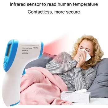 Infrared Zdr100 Thermometer Non-Contact Temperature Measurement Lcd Display Automatic Data Hold Blue 1 Pcs
Infrared Zdr100 Thermometer Non-Contact Temperature Measurement Lcd Display Automatic Data Hold Blue 1 Pcs