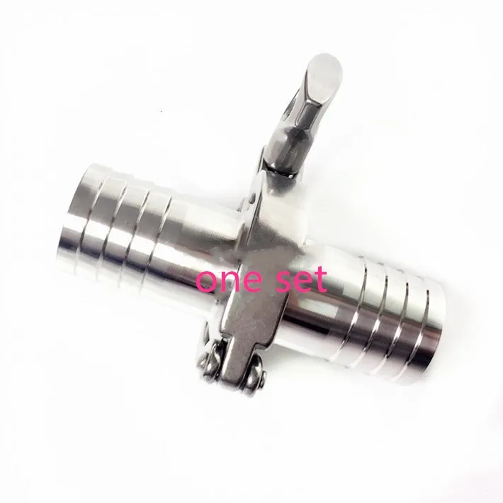 Stainless Steel SUS SS 304 Sanitary Hose Barb Ferrule Type Set + Tri Clamp + PTFE Gasket
Stainless Steel SUS SS 304 Sanitary Hose Barb Ferrule Type Set + Tri Clamp + PTFE Gasket