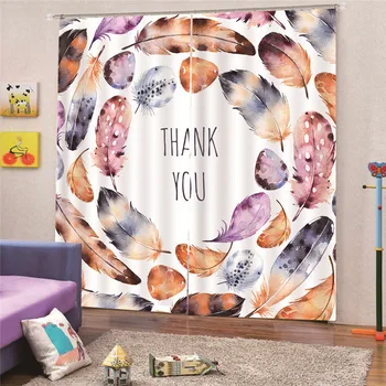 Customize Feather Modern Tulle Curtains For Living Room Bedroom 3D Printed Sheer cortinas para la sala For Window Drapes
Customize Feather Modern Tulle Curtains For Living Room Bedroom 3D Printed Sheer cortinas para la sala For Window Drapes