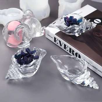 DIY Elephant conch Silicone Mold shell Crystal Epoxy Mold Resin Three-dimensional Makeup storage box For Handmade Making
DIY Elephant conch Silicone Mold shell Crystal Epoxy Mold Resin Three-dimensional Makeup storage box For Handmade Making