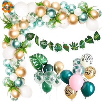 Hawaiian Style Party Decorations Disposable Tableware Plate Cup Napkin Palm Leaf Kids Birthday Wedding Party Decoration Balloon
Hawaiian Style Party Decorations Disposable Tableware Plate Cup Napkin Palm Leaf Kids Birthday Wedding Party Decoration Balloon