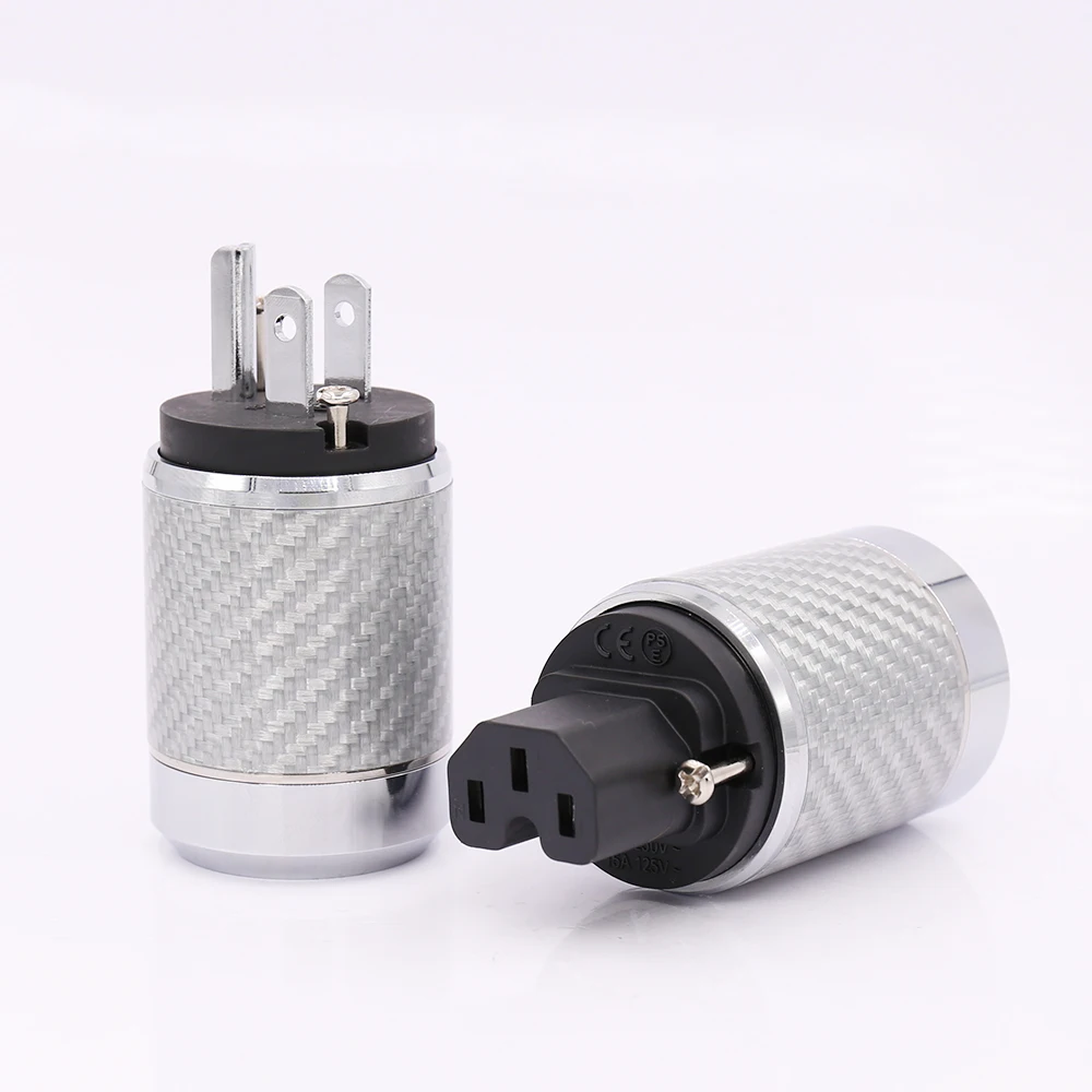 Factory Directly Offer Carbon Fiber Rhodium Plated US Mains Power Plug IEC Plug Connector hifi
Factory Directly Offer Carbon Fiber Rhodium Plated US Mains Power Plug IEC Plug Connector hifi