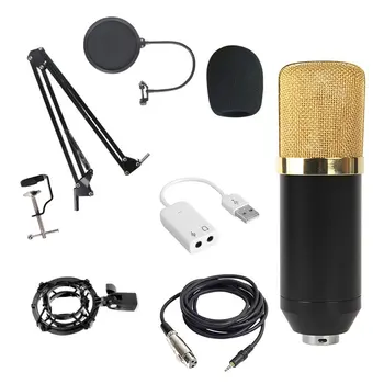 Bm800 Condenser Microphone Host Computer Recording Stand Large Diaphragm Microphone Live Broadcast Equipment Set
Bm800 Condenser Microphone Host Computer Recording Stand Large Diaphragm Microphone Live Broadcast Equipment Set