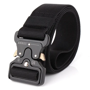 Top Quality Nylon Men's Training Belt Metal Multifunctional Buckle Outdoor Sports Belt 125cm 
Top Quality Nylon Men's Training Belt Metal Multifunctional Buckle Outdoor Sports Belt 125cm
