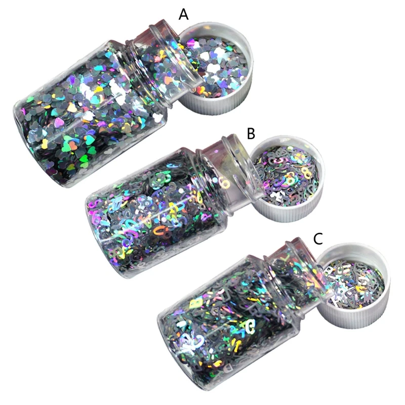 Holographic Lasers Silvery Chunky Glitter Epoxy Resin Festival Chunky Hexagons Heart Number Letters Sequins 10g Per
Holographic Lasers Silvery Chunky Glitter Epoxy Resin Festival Chunky Hexagons Heart Number Letters Sequins 10g Per