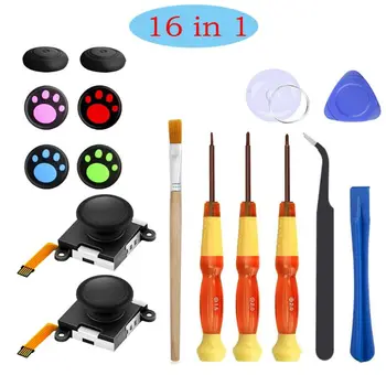 3D Joystick for NS Joy Con Nintend Switch Left Right Analog Sticks Replacement for Joy Stick Controller Repair Accessories+Tools
3D Joystick for NS Joy Con Nintend Switch Left Right Analog Sticks Replacement for Joy Stick Controller Repair Accessories+Tools