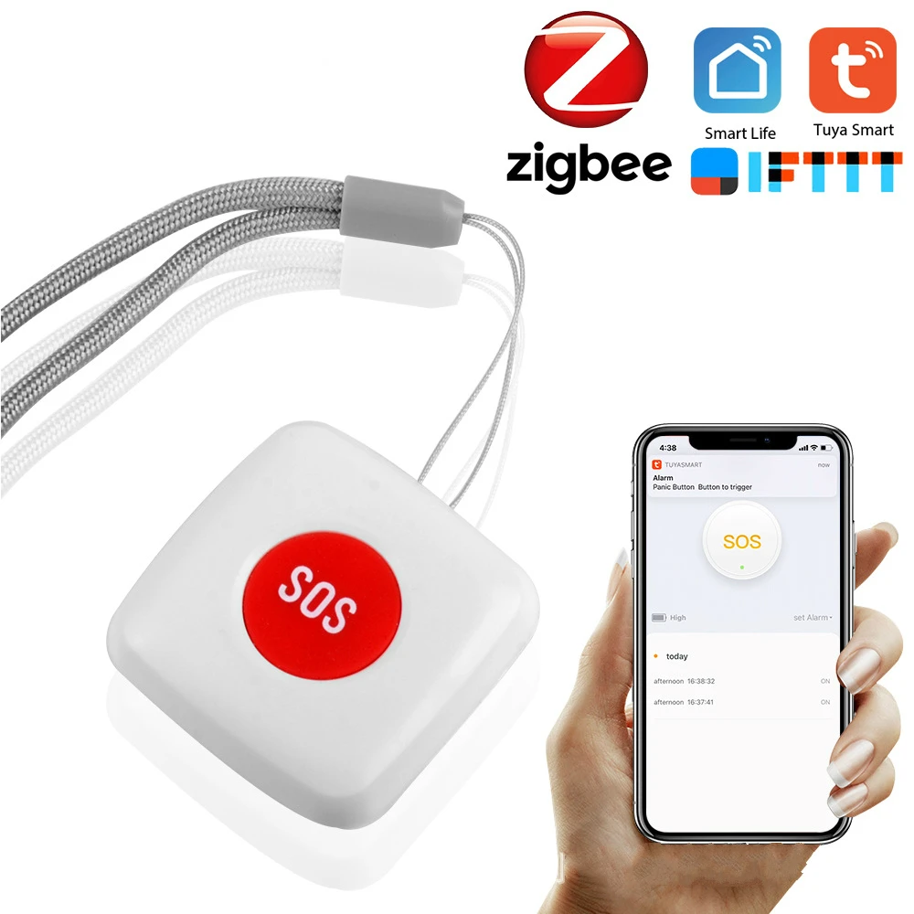 2.4G TUYA WiFi SOS Button Wireless sos Emergency Button Alarm Home Burglar Alarm Sensor SOS Senspr Panic Button Sos
2.4G TUYA WiFi SOS Button Wireless sos Emergency Button Alarm Home Burglar Alarm Sensor SOS Senspr Panic Button Sos