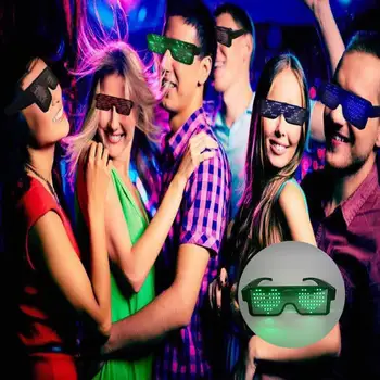 8 Modes Glowing Luminous Sunglasses Quick Flash USB Led Party USB Charge Glasses Christmas Concert Light Toy For Nightclub Party
8 Modes Glowing Luminous Sunglasses Quick Flash USB Led Party USB Charge Glasses Christmas Concert Light Toy For Nightclub Party