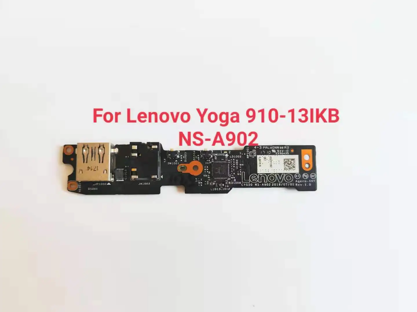 New Original Laptop Parts USB Audio Power Board With Cable For Lenovo Yoga 910-13IKB 5C50M35023 DA30000H530 NS-A902
New Original Laptop Parts USB Audio Power Board With Cable For Lenovo Yoga 910-13IKB 5C50M35023 DA30000H530 NS-A902