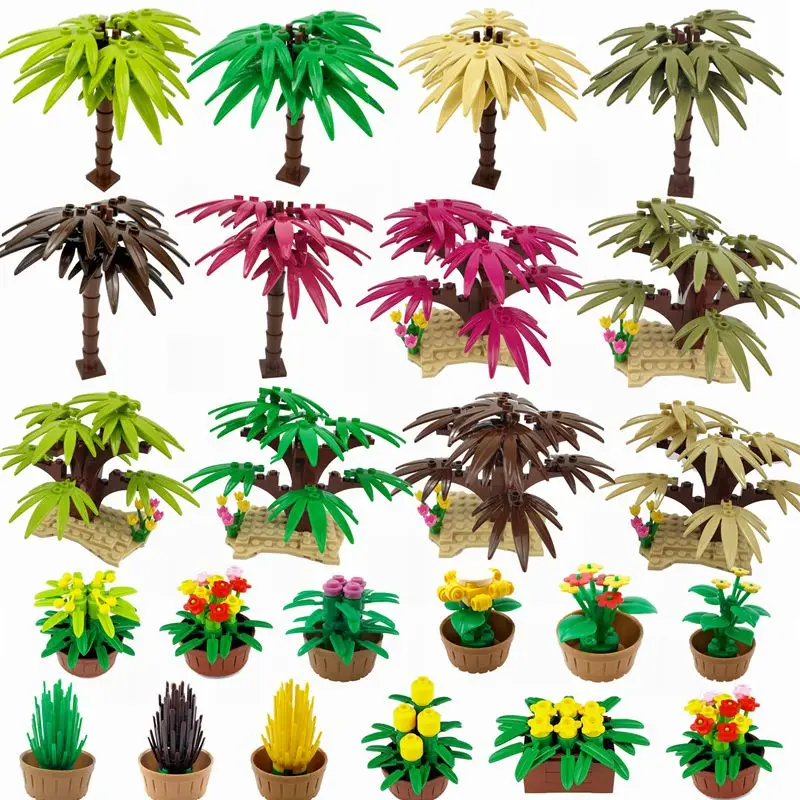 Compatible for Legoing MOC Plant Tree Brick Flowers Set Sale Building Blocks Bricks Educational Toys for Children Assemble Block
Compatible for Legoing MOC Plant Tree Brick Flowers Set Sale Building Blocks Bricks Educational Toys for Children Assemble Block