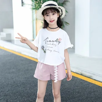 Baby Girl Suits Summer Clothes Letter T-shit + Short Pants Sets 2pcs For Girls Flower Short Sleeve Clothing Children Outfits
Baby Girl Suits Summer Clothes Letter T-shit + Short Pants Sets 2pcs For Girls Flower Short Sleeve Clothing Children Outfits