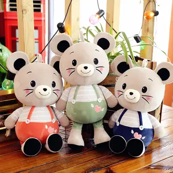 2020 Year Rat Suspender Pants Mouse Plush Stuffed Doll Kids Toy Mascot Gift Kids Sleeping Back Cushion Cute Stuffed 
2020 Year Rat Suspender Pants Mouse Plush Stuffed Doll Kids Toy Mascot Gift Kids Sleeping Back Cushion Cute Stuffed