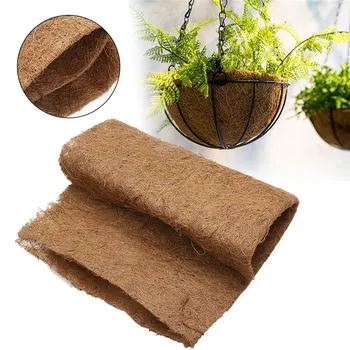 

1 Sheet Coconut Garden Plant Mat Coco Liner Roll For Planters Non-slip Mat Basket Liners Planting Pot Cushion Decor