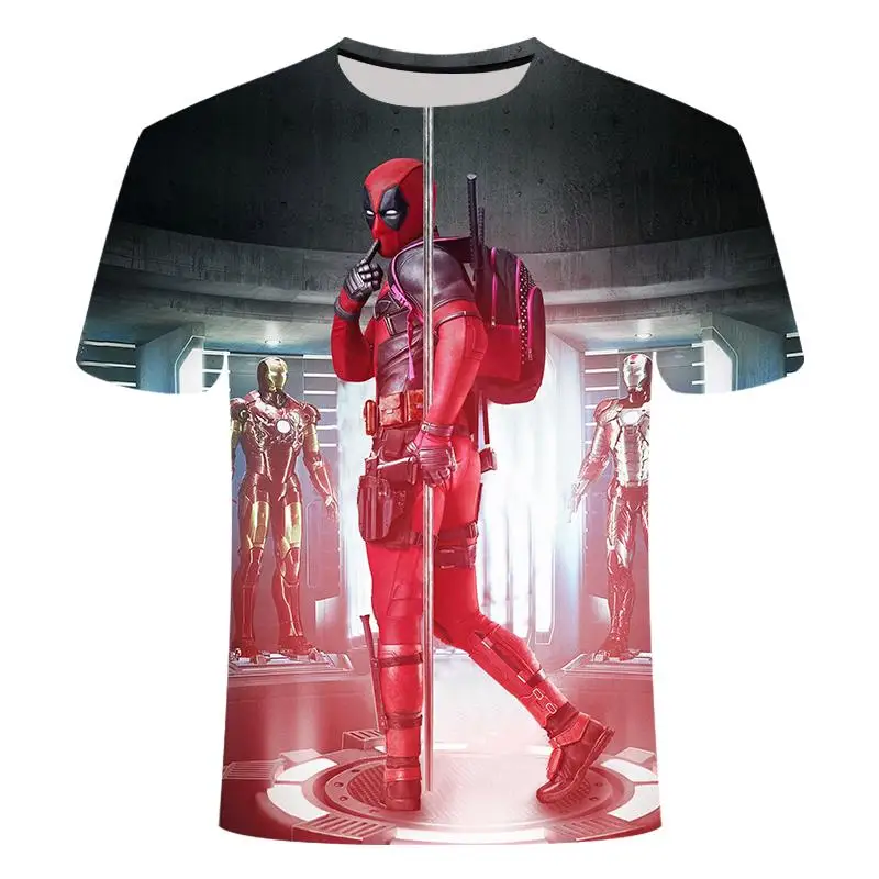 American anime Deadpool Shirt Tee 3D printing T-shirt large size men and women fitness clothing men's shirt fun casual T-shirt American anime Deadpool Shirt Tee 3D printing T-shirt large size men and women fitness clothing men's shirt fun casual T-shirt