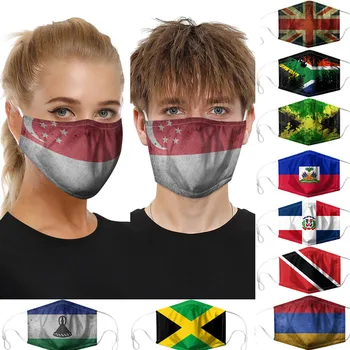 10# Summer 1pc Mouth Mask Nation Flag Face Mask Dustproof Windproof Foggy Haze Protective Protection Mask @20
10# Summer 1pc Mouth Mask Nation Flag Face Mask Dustproof Windproof Foggy Haze Protective Protection Mask @20
