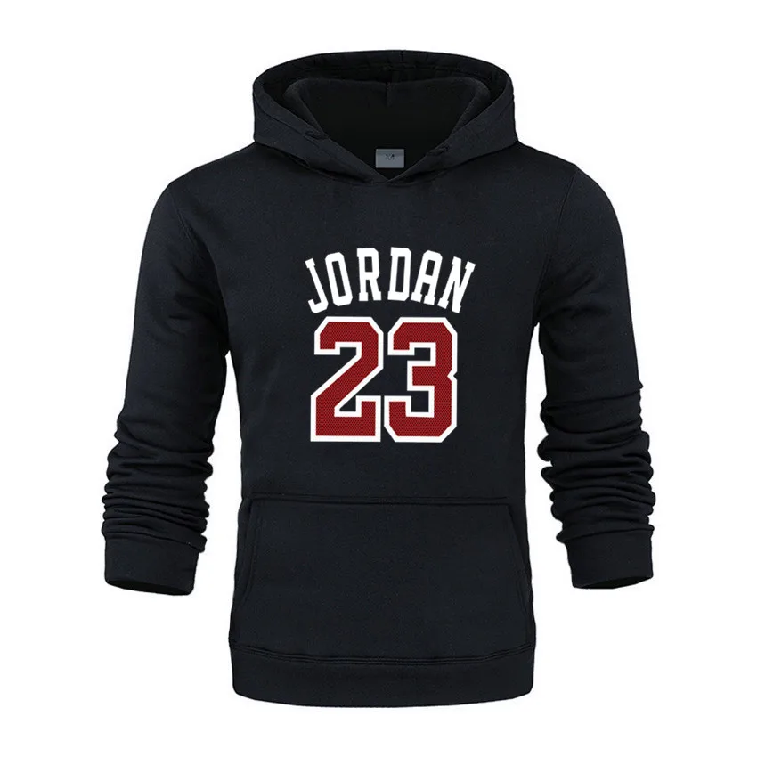 Мужская толстовка с капюшоном Jordan 23 теплая Повседневная Толстовка длинными