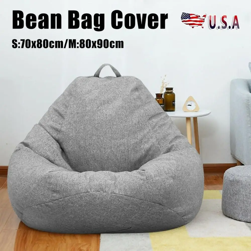 Lazy Bean Bag Sofa Cover Without Filler Lining Stuffed Storage Toy Soft Seat Couch Bean Bag Chair Cover for Kids Teen Children
Lazy Bean Bag Sofa Cover Without Filler Lining Stuffed Storage Toy Soft Seat Couch Bean Bag Chair Cover for Kids Teen Children
