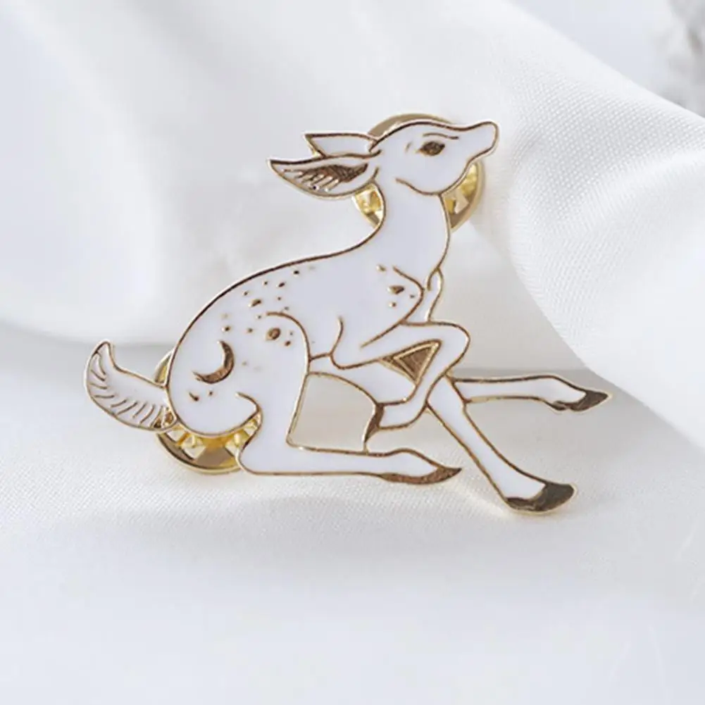 

Cute Little Fawn Enamel Brooch Pin Women Clothing Collar Dress Bag Jewelry Gift New