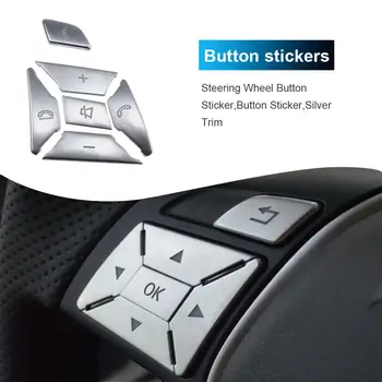 For Mercedes Benz E C G Class W204 Steering Wheel Button Stickers Protection Decoration Button Sticker Accessories Repair Kit
For Mercedes Benz E C G Class W204 Steering Wheel Button Stickers Protection Decoration Button Sticker Accessories Repair Kit