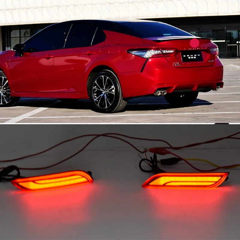 for Toyota Camry turn signal brake light running light rear bumper water modification 3D light guide 2018 2019 2020 2pcs
for Toyota Camry turn signal brake light running light rear bumper water modification 3D light guide 2018 2019 2020 2pcs
