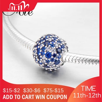 Round shape 925 Sterling Silver deep blue dazzling CZ clips Lock beads Fit Original European Charm Bracelet Jewelry making
Round shape 925 Sterling Silver deep blue dazzling CZ clips Lock beads Fit Original European Charm Bracelet Jewelry making